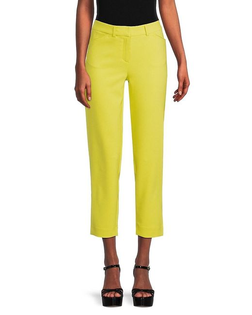 Nanette Lepore Yellow Cropped Pants