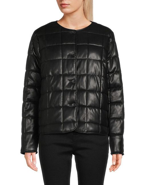 Calvin Klein Black Boxy Puffer Jacket