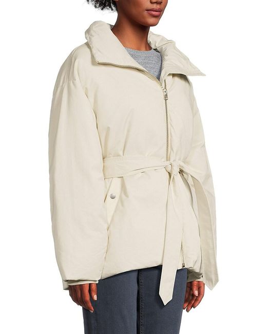 Rag & Bone Natural Matilda Hooded Down Jacket