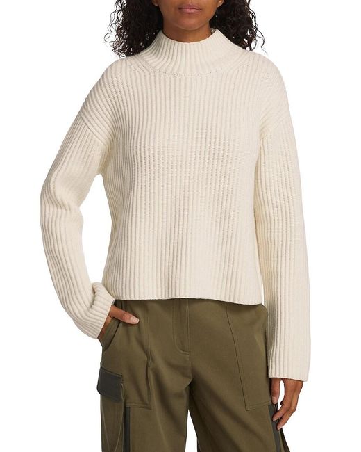 Twp Natural Macie Ribbed Cashmere Sweater