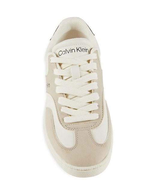 Calvin Klein White Norah Low Top Sneakers