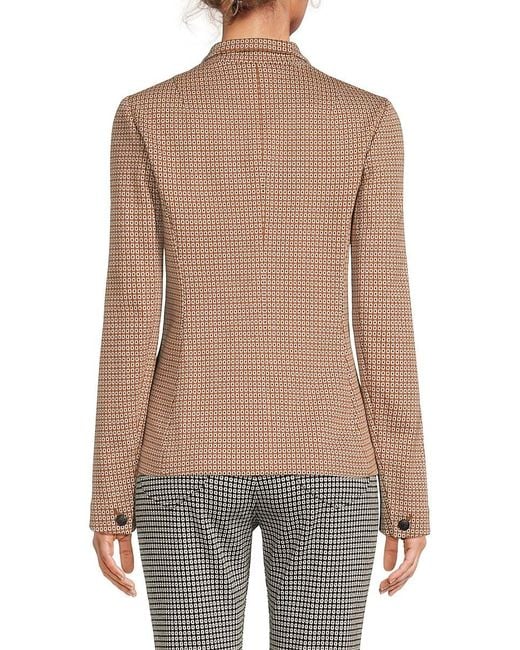 Rag & Bone Natural Sadie Patterned Cotton-Blend Blazer