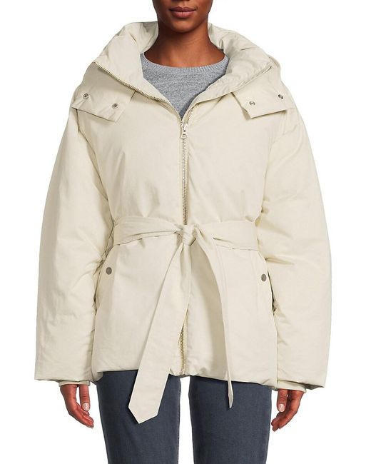 Rag & Bone Natural Matilda Hooded Down Jacket