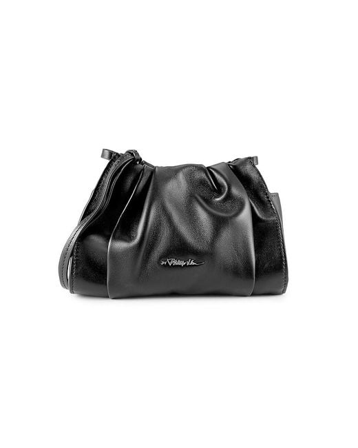 3.1 Phillip Lim Mini Blossom Leather Shoulder Bag in Blue | Lyst
