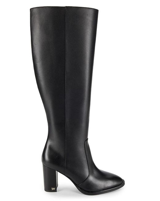 Stuart Weitzman Brown Ryland 76mm Leather Knee Boots