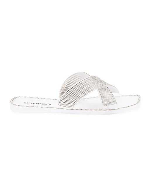 stuart weitzman mules white