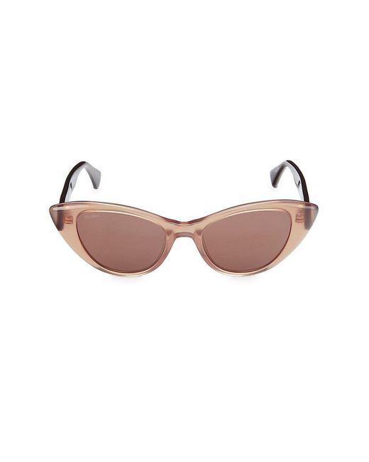 Max Mara Pink 51mm Cat Eye Sunglasses