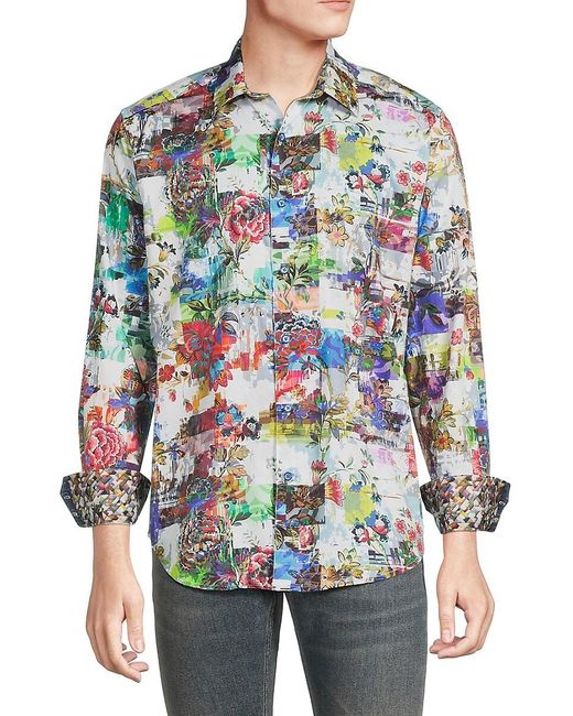 Robert Graham Multicolor 'Cade Floral Shirt for men