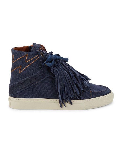 zadig and voltaire high top sneakers