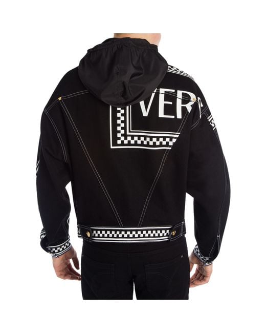 視線を集めて◇ロゴ Denim Jacket◇VERSACE 視線を集めて◇ロゴ Denim Jacket◇VERSACE