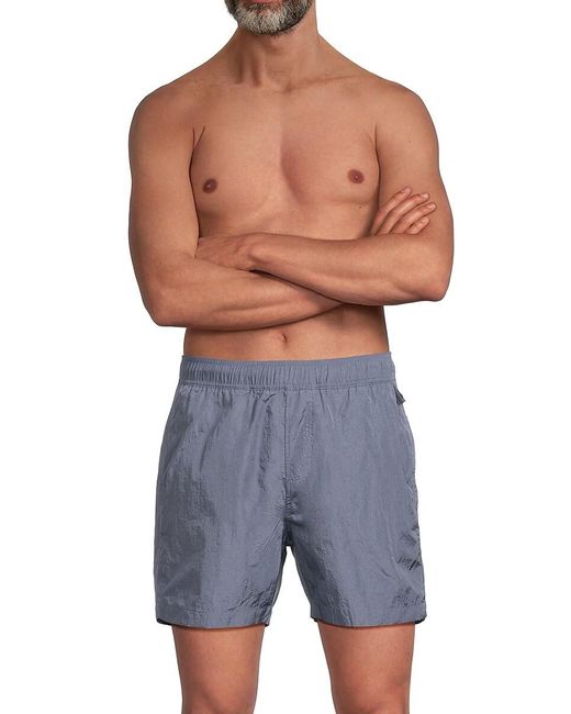 Onia Blue Elasticized Waist Shorts for men