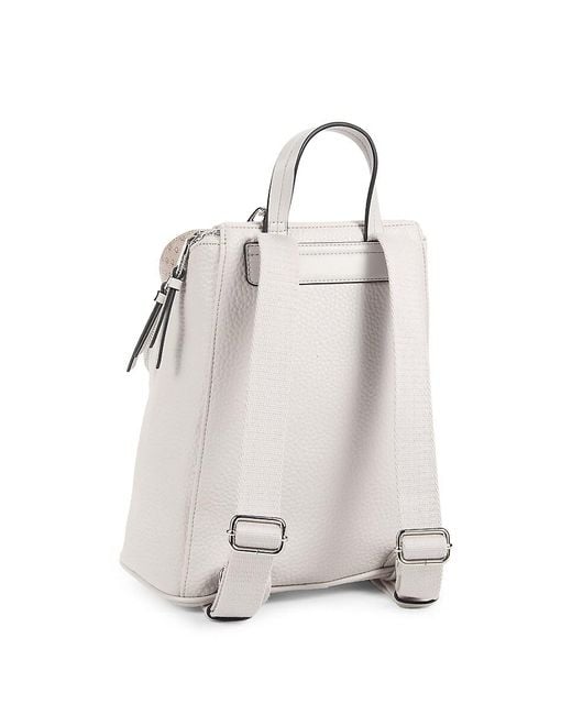 Calvin Klein Black Zulle Faux Leather Backpack