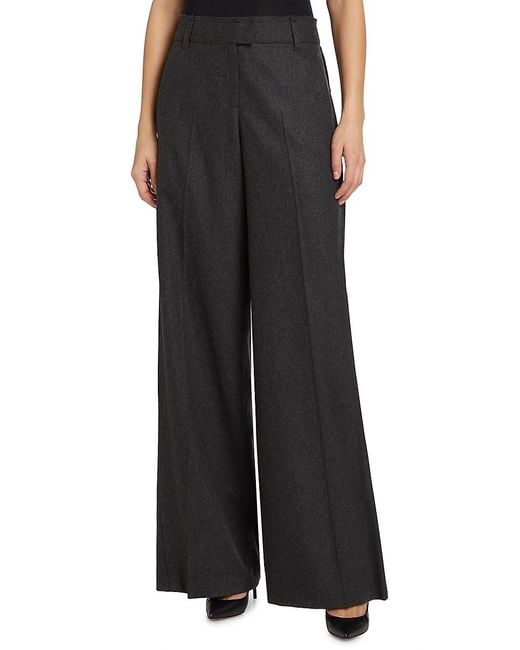 Jason Wu Black Wool Crepe Low-rise Pants