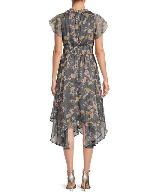 French connection floral midi dress sales
