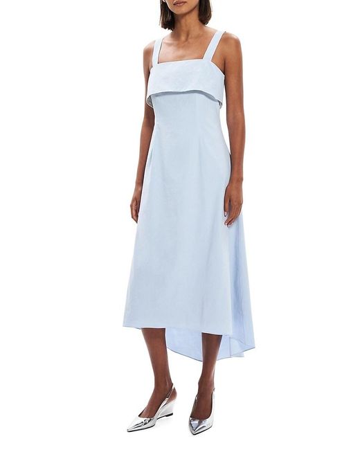 Theory white hotsell linen dress