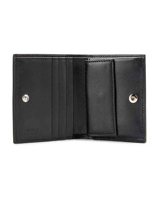 Versace Black Logoleather Bifold Wallet