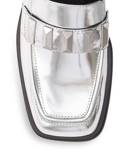 Rag & Bone White Maxwell Leather Loafers