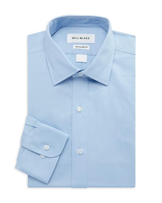 Bill Blass Blue Regular Fit Dress Shirt for men