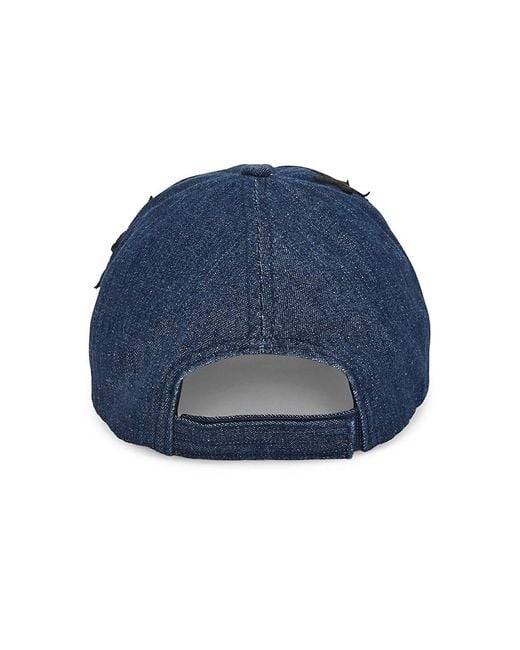 DKNY Blue Denim Patch Baseball Cap