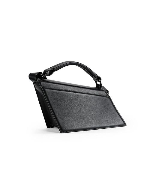Acne Black Mini Distortion Leather Crossbody Bag