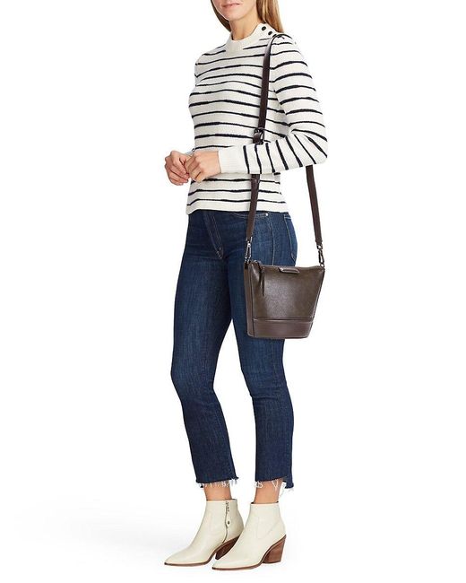 Calvin Klein Ash Crossbody Bucket Bag in Brown Lyst