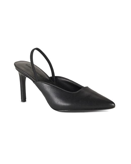 Karl Lagerfeld Black Grier 89Mm Stiletto Heel Slingback Pumps