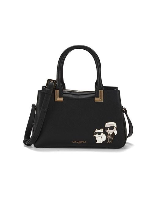 Karl Lagerfeld Black Meribel Logo Crossbody Bag