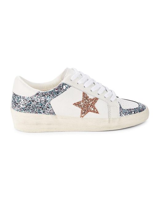 Vintage Havana Glitter Star Sneakers in White Lyst