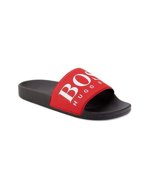 Red hugo hot sale boss sliders