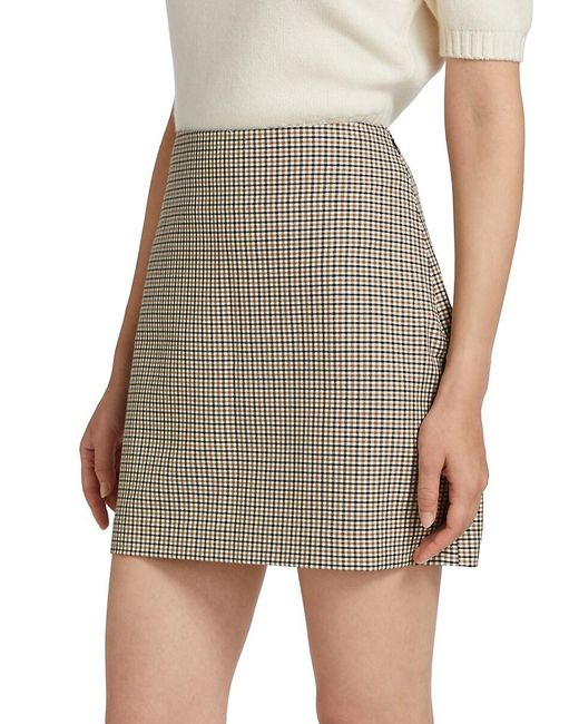 Toccin Multicolor Maris Plaid Miniskirt