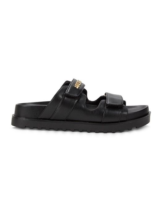 Guess Black Fabulon 40Mm Logo Platform Sandals
