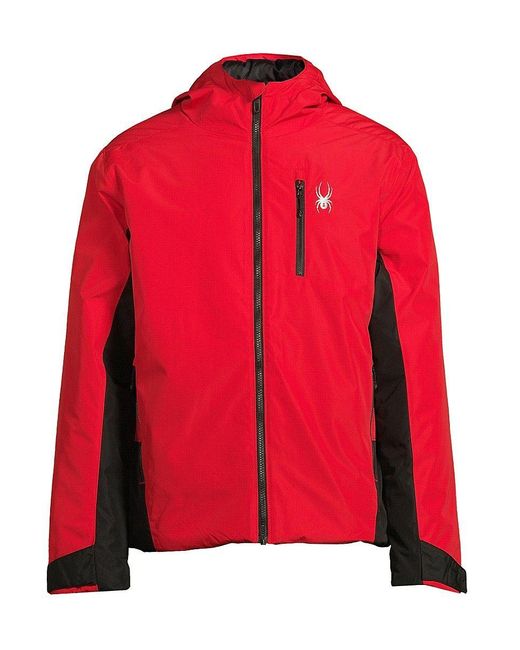 Mens spyder top puffer jacket