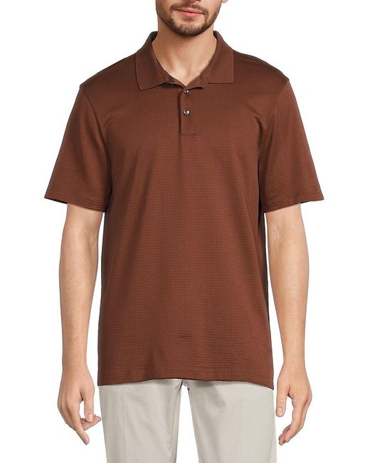Boss Brown Pitton Slim Fit Polo for men