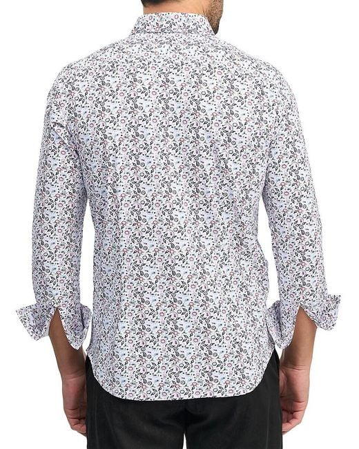 Robert Graham Gray Avalos Printed Shirt for men