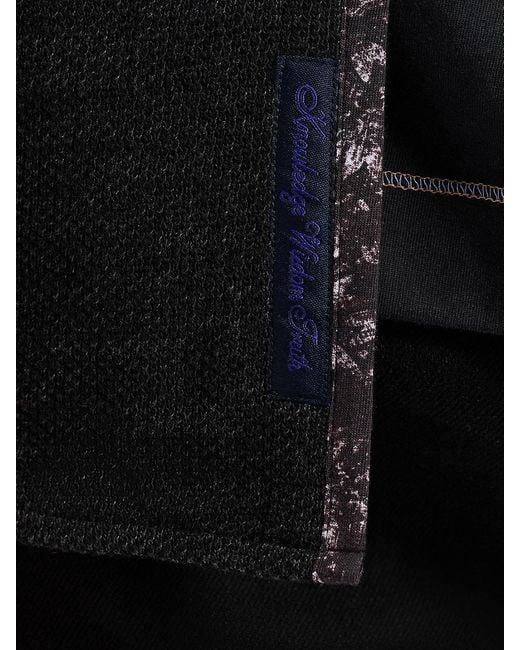 Robert Graham Black Wayne Curved Hem Cotton-Blend Shirt for men