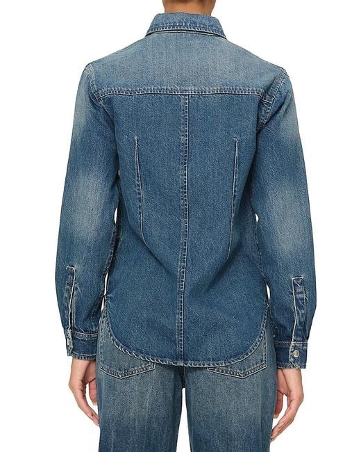 DL1961 Blue Ines Denim Shirt