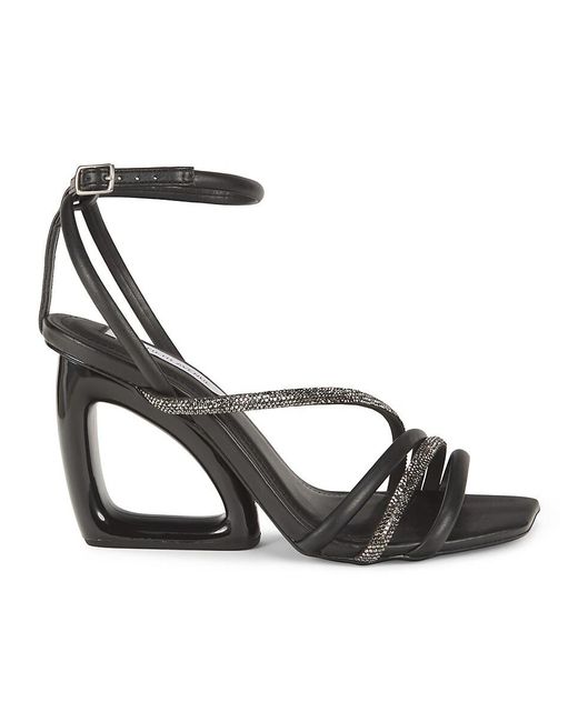 Saks Fifth Avenue Black Dina 90Mm Embellished Sandals
