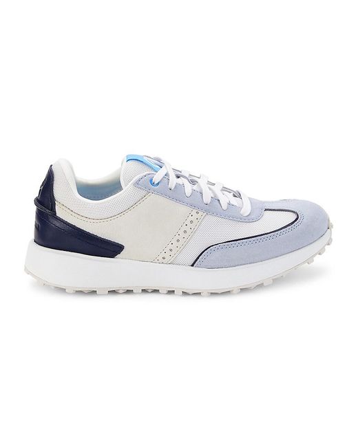 Cole Haan Blue Grand Court Meadow Colorblock Running Sneakers