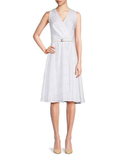White dress tommy hilfiger sale