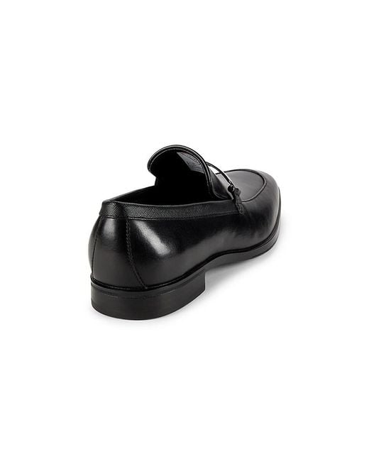 Guess Black Herzo Logo Slip On Dress Shoes for men