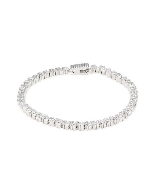 Lafonn Platinum Plated Sterling Silver Simulated Diamond Tennis