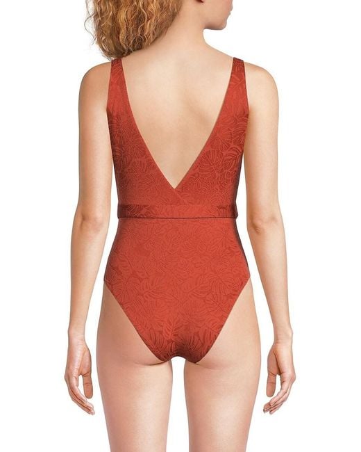 Onia Red Michelle One-piece Swimsuit