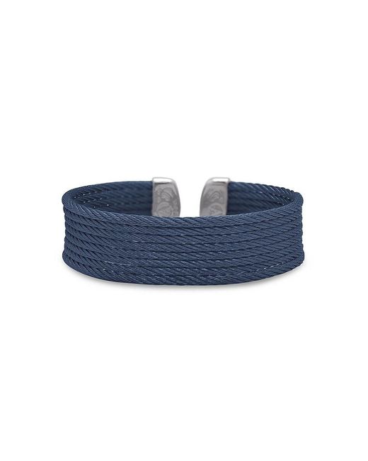 Alor Blue Essential Cuffs Stainless Steel Cable Bracelet