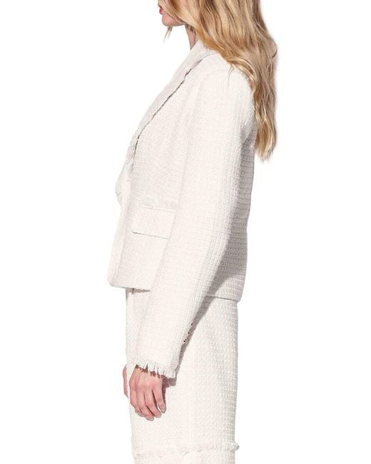 Walter Baker Natural Abby Tweed Blazer