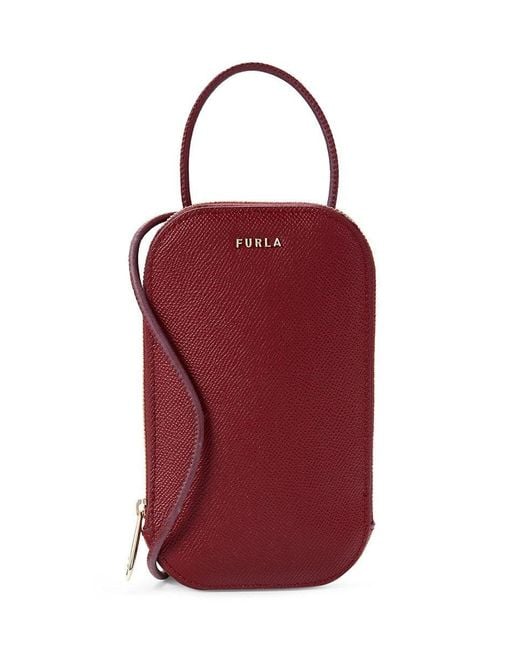 Furla Leather Crossbody Bag in Red Lyst