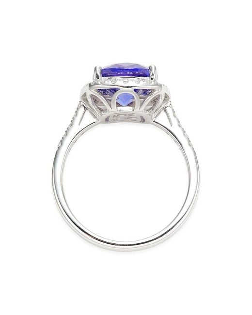 Effy Blue 18K, Tanzanite & Diamond Ring