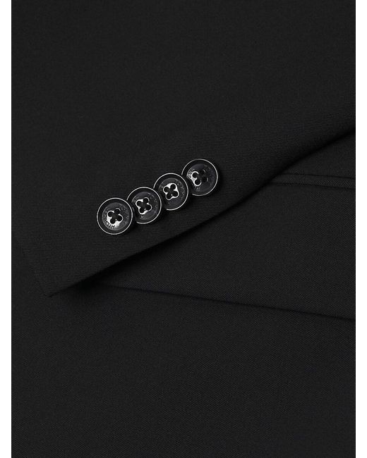 Tommy Hilfiger Black Wool-Blend Two-Button Suit for men