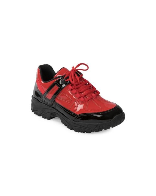 Maison Margiela Red Sms Security Sneakers for men