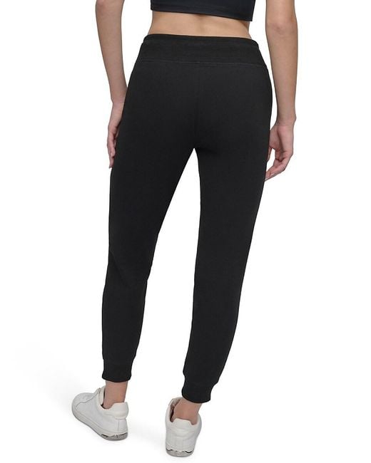DKNY Women's Natural Logo Drawstring Jogger Pants - Main Image