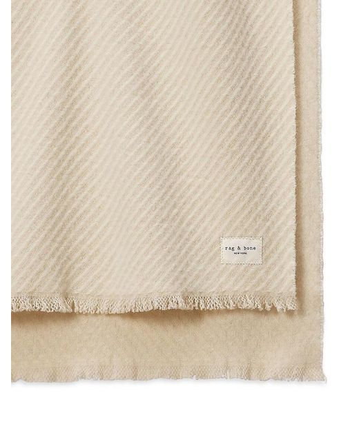 Rag & Bone Gray Joni Stripe Scarf